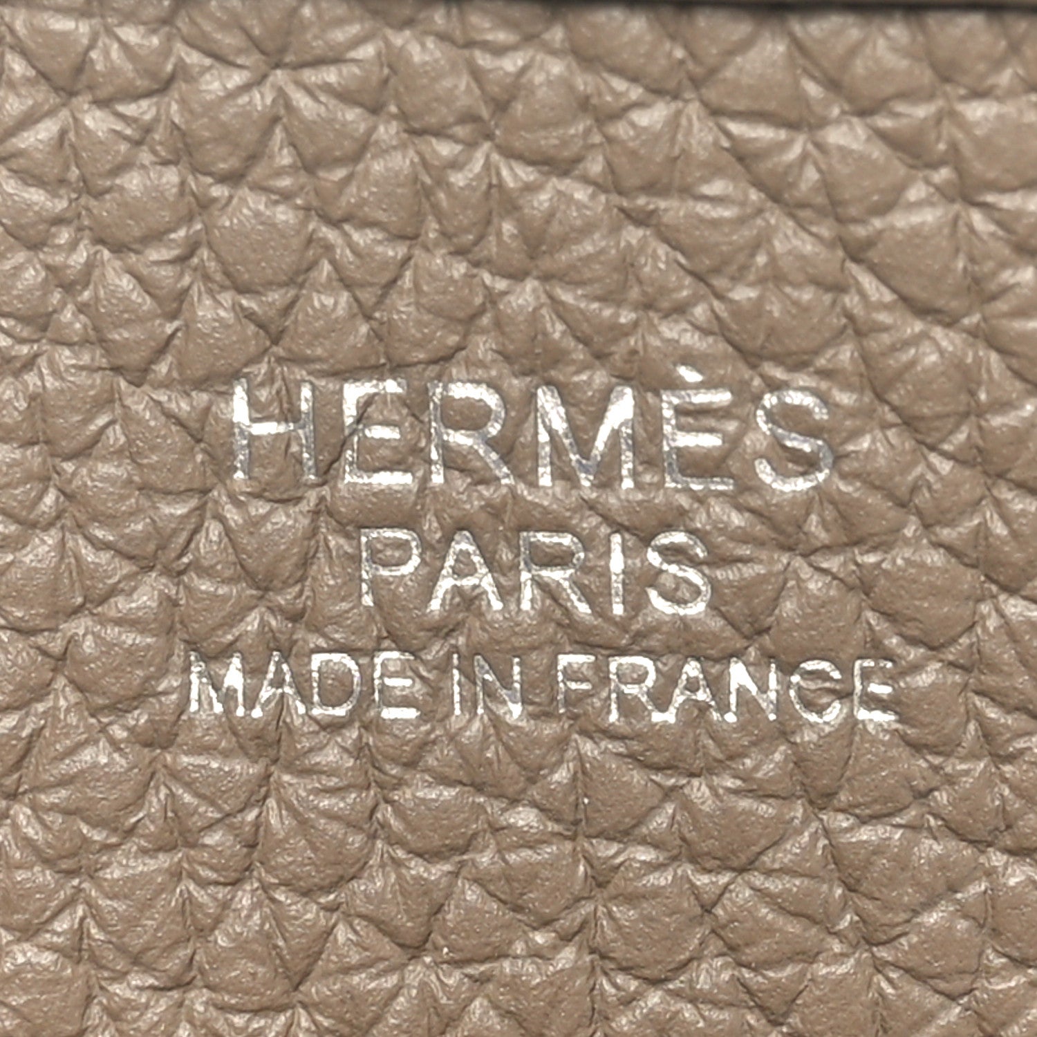 Hermes Taurillon Clemence Evelyne III PM Etoupe 6 of 10