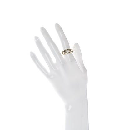 Chanel Metal Chain CC Ring 5 Golden 2 of 6