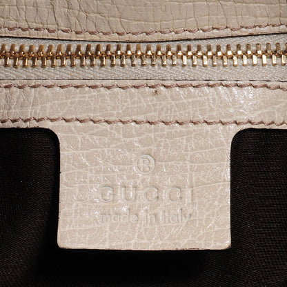 Gucci Monogram Large Horsebit Chain Hobo Off White 7 of 9