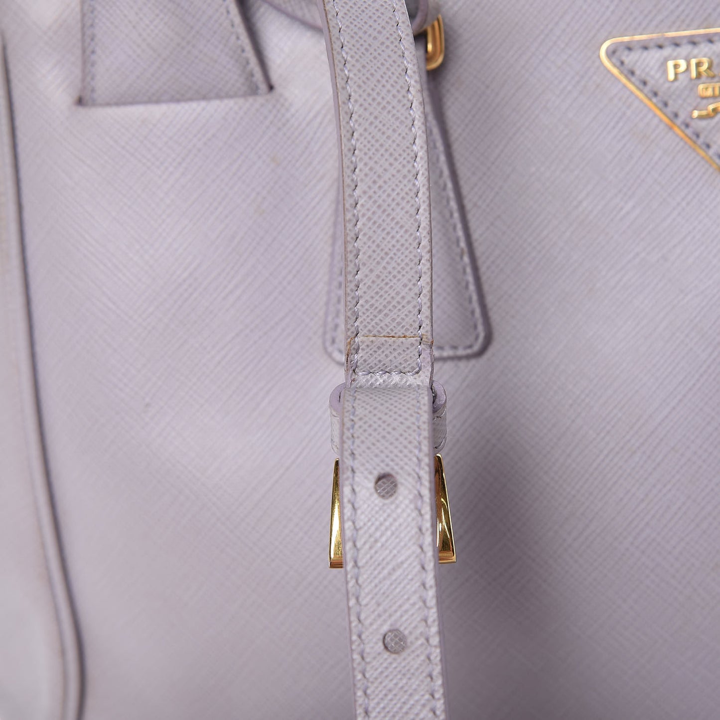 Saffiano Small Galleria Double Zip Tote Glicine