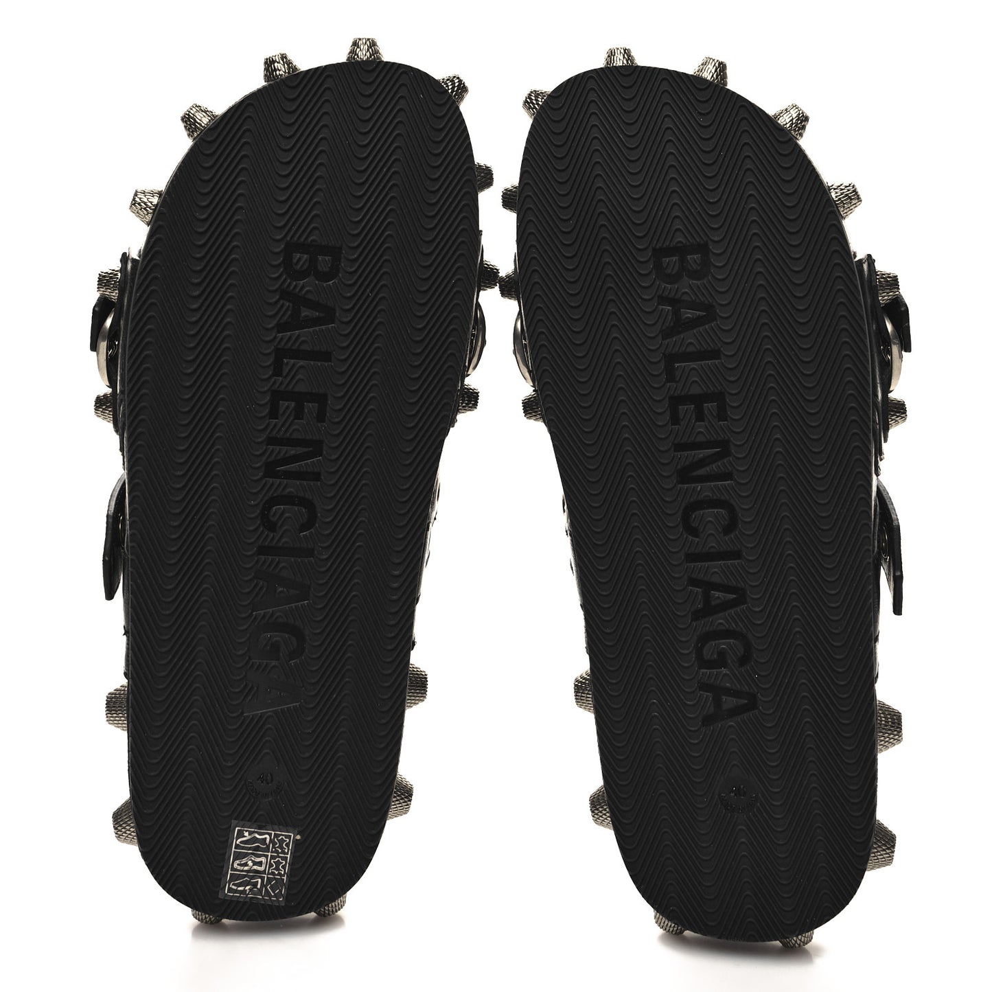 Agneau Arena Cagole Mens Slide Sandals 40 Black