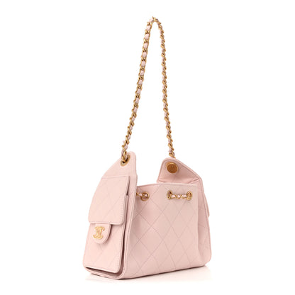 Chanel Caviar Quilted Mini Chanel 25 Handbag Light Pink 3 of 11