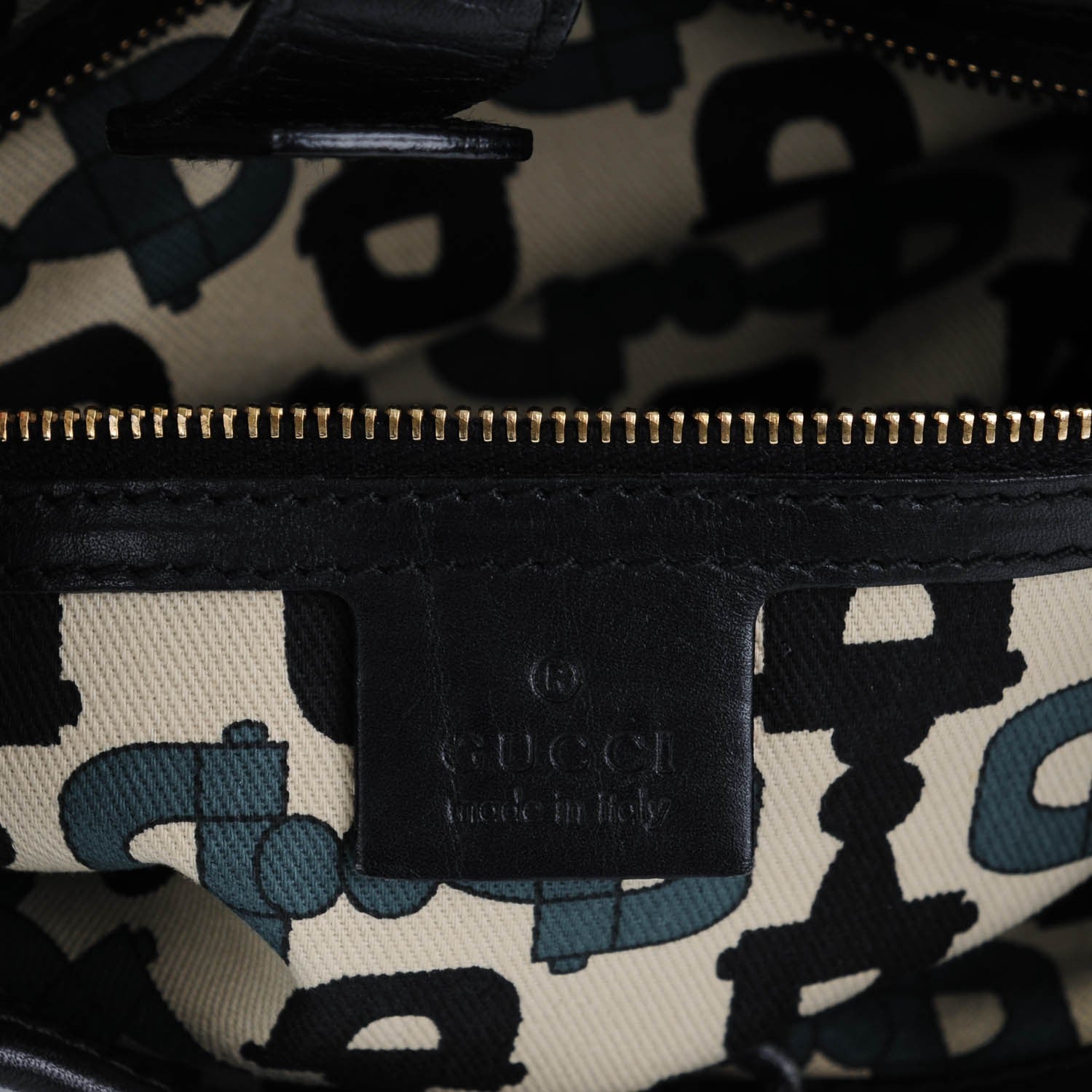 Gucci Guccissima Punch Hobo Black 6 of 7