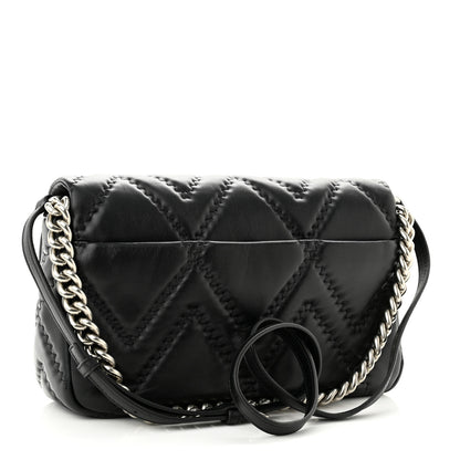 Marc Jacobs Lambskin Quilted J Marc Large Shoulder Bag Black 3 of 10
