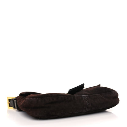 Fendi Suede Baguette Brown 4 of 10