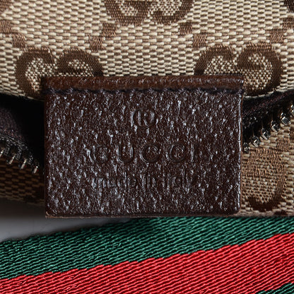Gucci Monogram Web Belt Bag Dark Brown 6 of 8