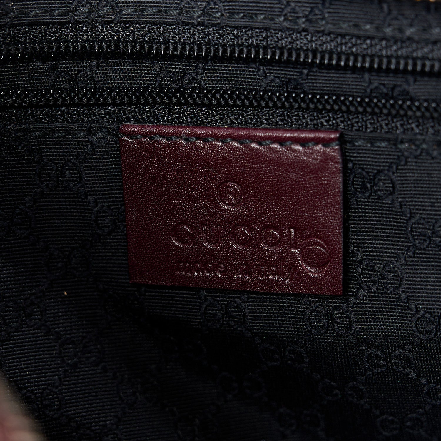 Gucci Calfskin Pochette Burgundy 6 of 10
