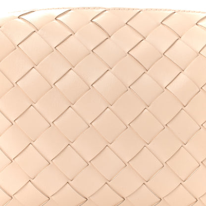 Bottega Veneta Patent Nappa Intrecciato Metallic Knot Mini Loop Camera Bag Macaroon 7 of 9