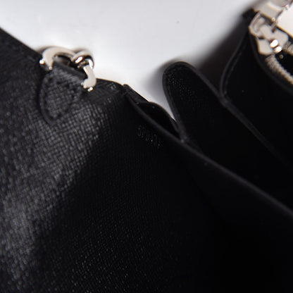 Louis Vuitton Calfskin Reverse Monogram Studded Night Lights Twist Chain Wallet 9 of 10