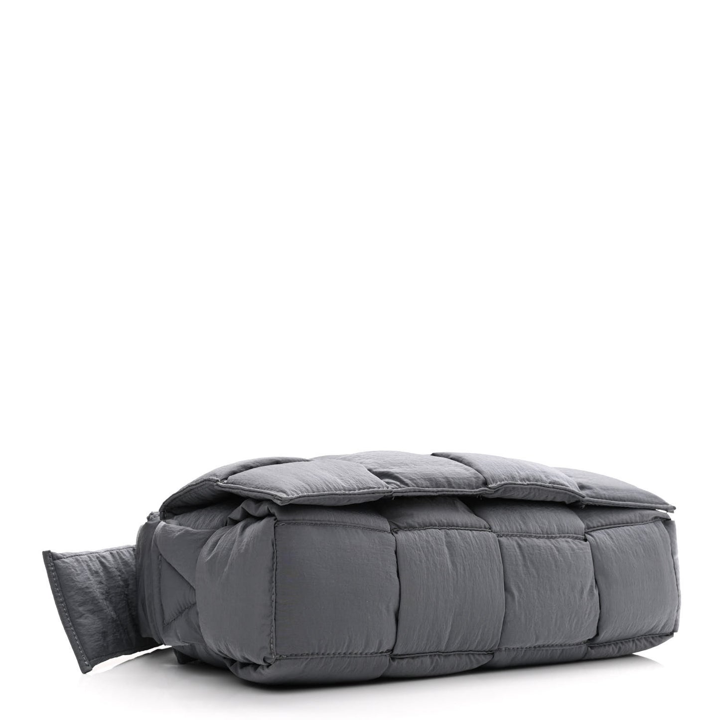 Nylon Intrecciato Padded Tech Cassette Bag Thunder