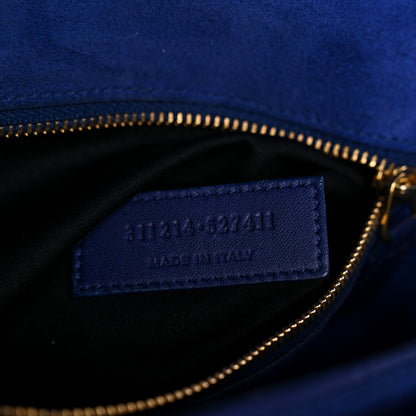 Saint Laurent Calfskin Classic Y Satchel Royal Blue 7 of 17