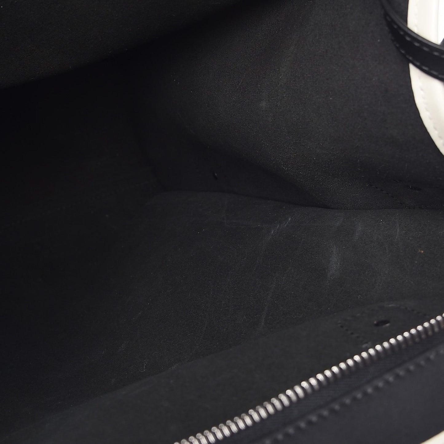 Mens Calfskin Striped Tote Black