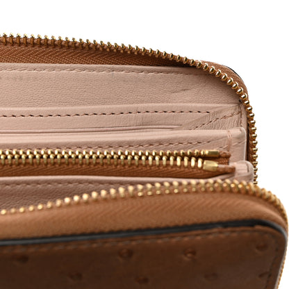 Louis Vuitton Ostrich Zippy Beige 8 of 8