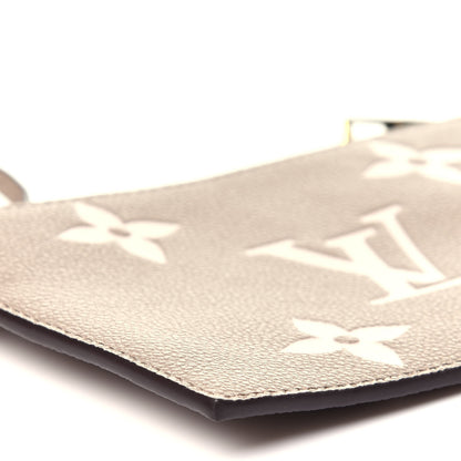 Louis Vuitton Empreinte Monogram Giant Neonoe MM Pochette Tourterelle Creme 8 of 10
