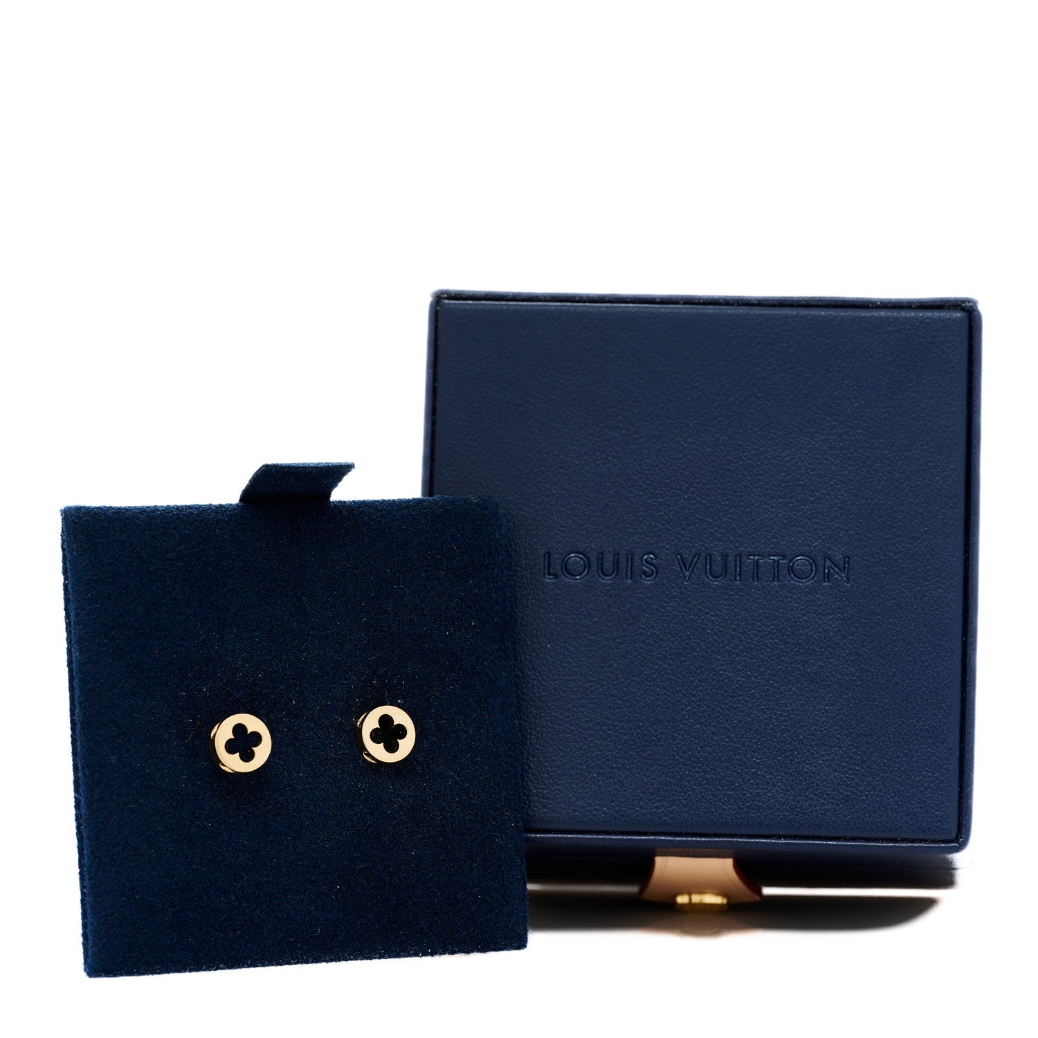 Louis Vuitton 18K Yellow Gold Empreinte Ear Studs Earrings 4 of 5