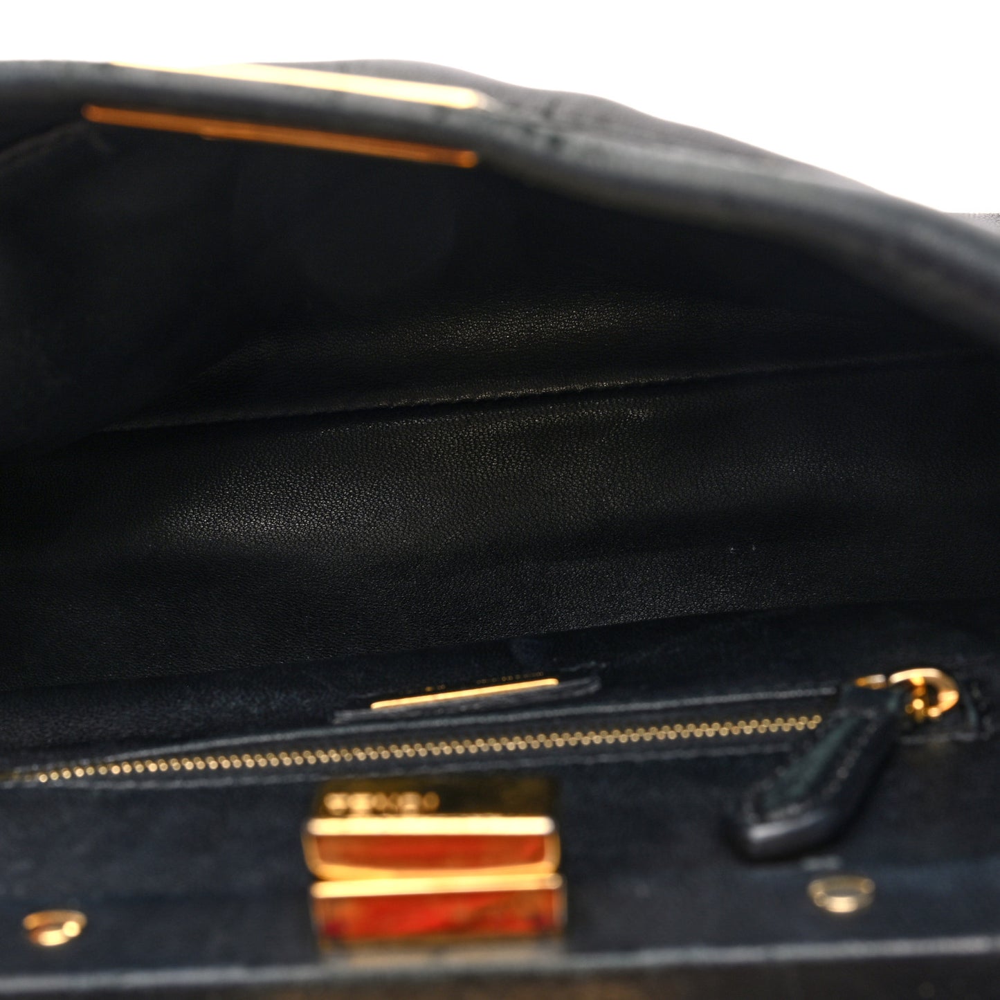 Nappa Mini Peekaboo Iconic Satchel Black
