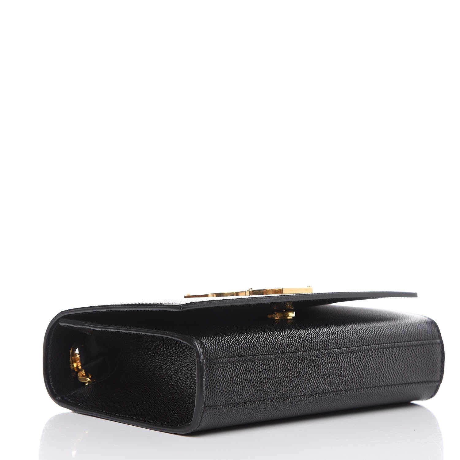 Saint Laurent Grain De Poudre Small Monogram Kate Satchel Black 4 of 11