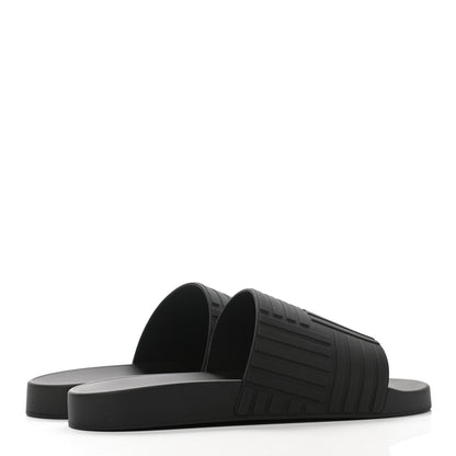 Bottega Veneta Rubber Mens The Slider Sandals 45 Black 4 of 7
