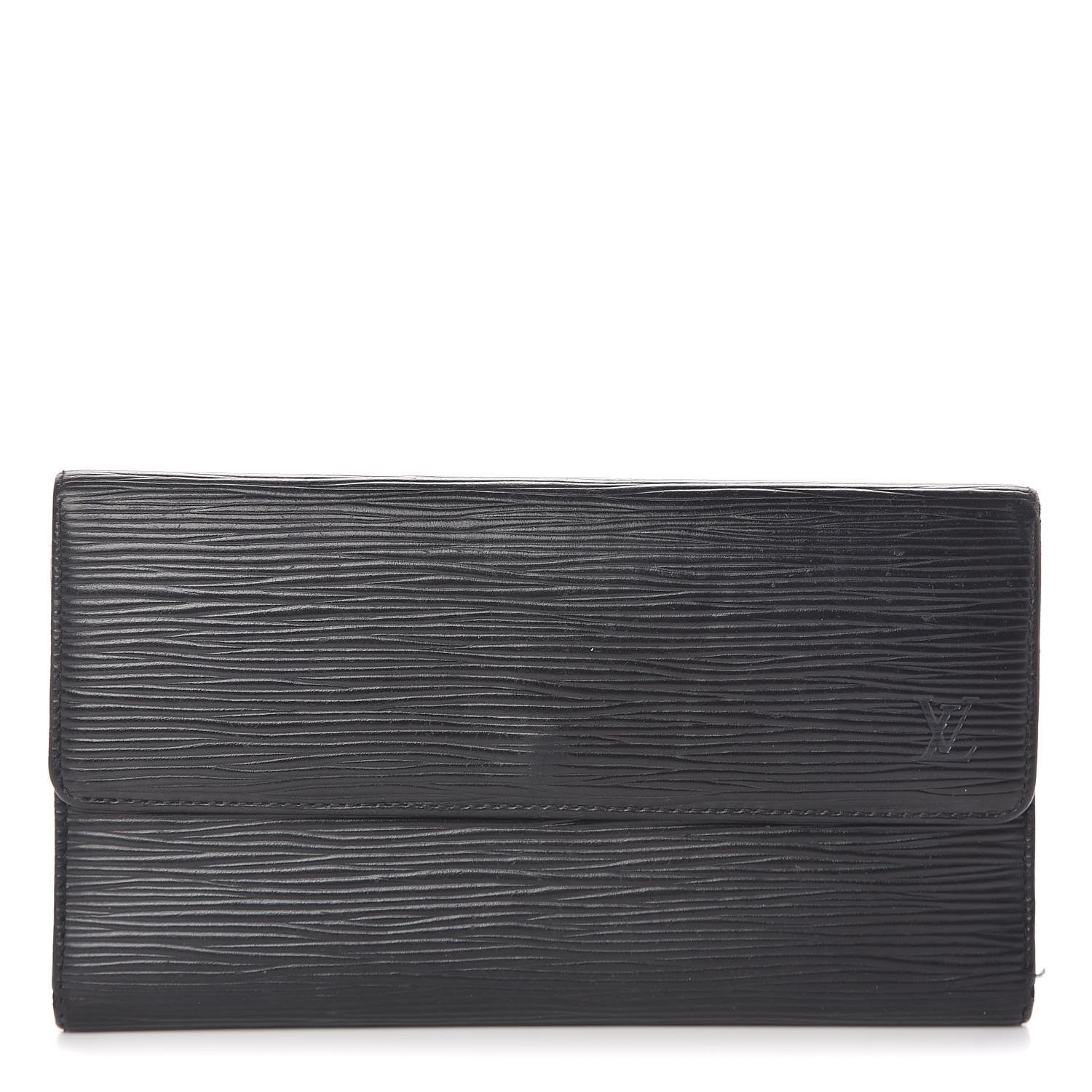 Louis Vuitton Epi Porte Tresor International Wallet Black 1 of 11