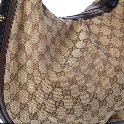 Gucci Monogram Medium Interlocking Hobo Dark Brown 8 of 8