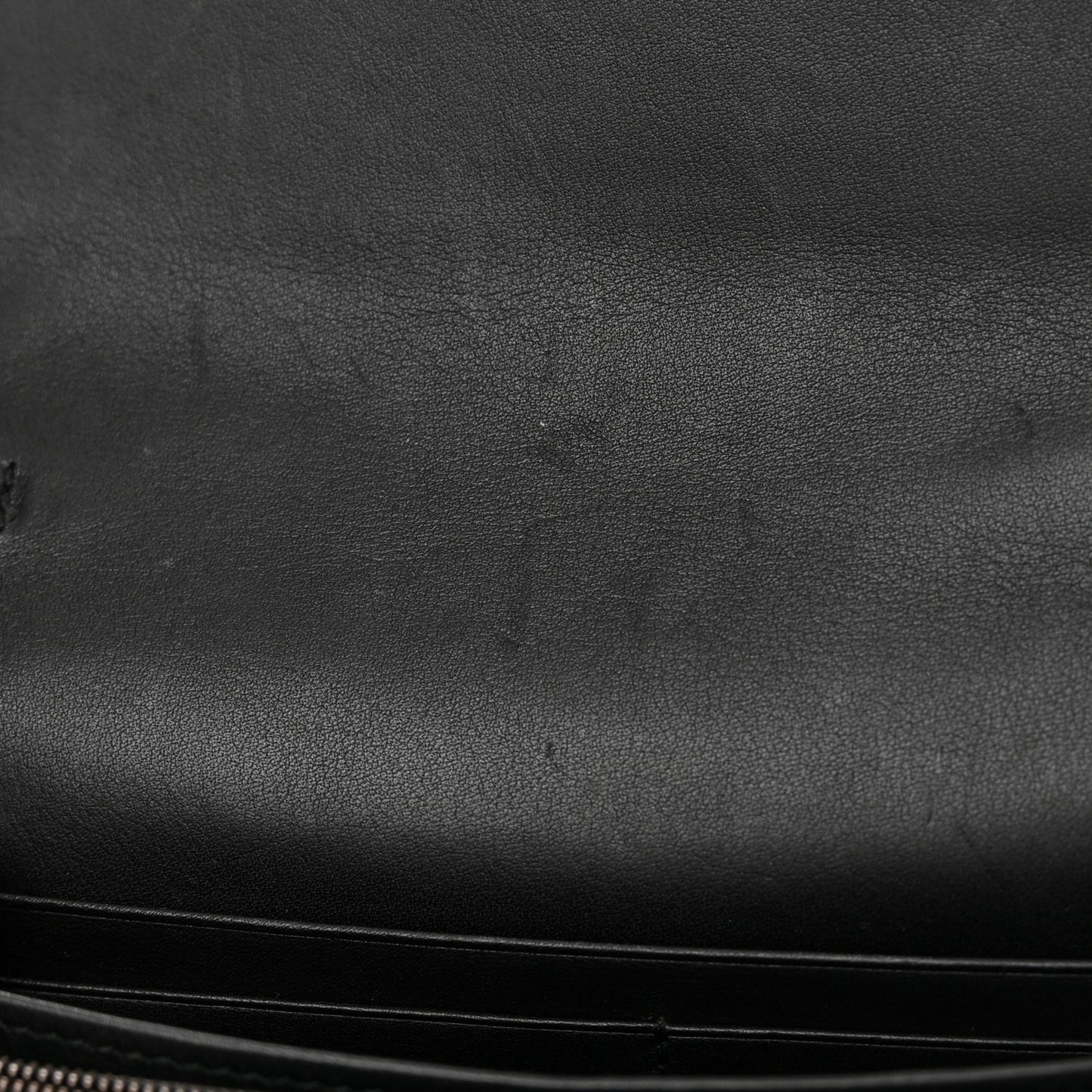 Velvet Matelasse GG Marmont Chain Wallet Black
