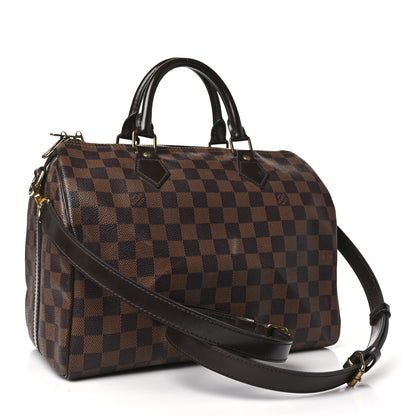 Louis Vuitton Damier Ebene Speedy Bandouliere 30 3 of 9