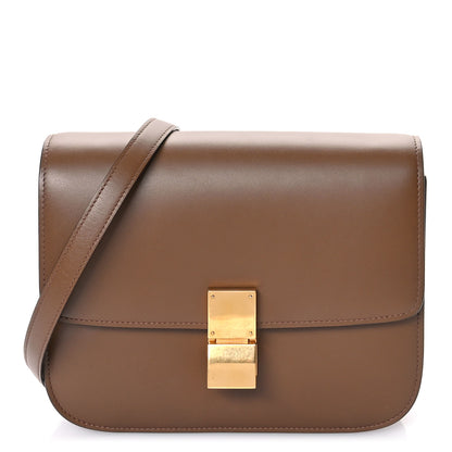 Celine Box Calfskin Medium Classic Box Flap Bag Camel 1 of 12