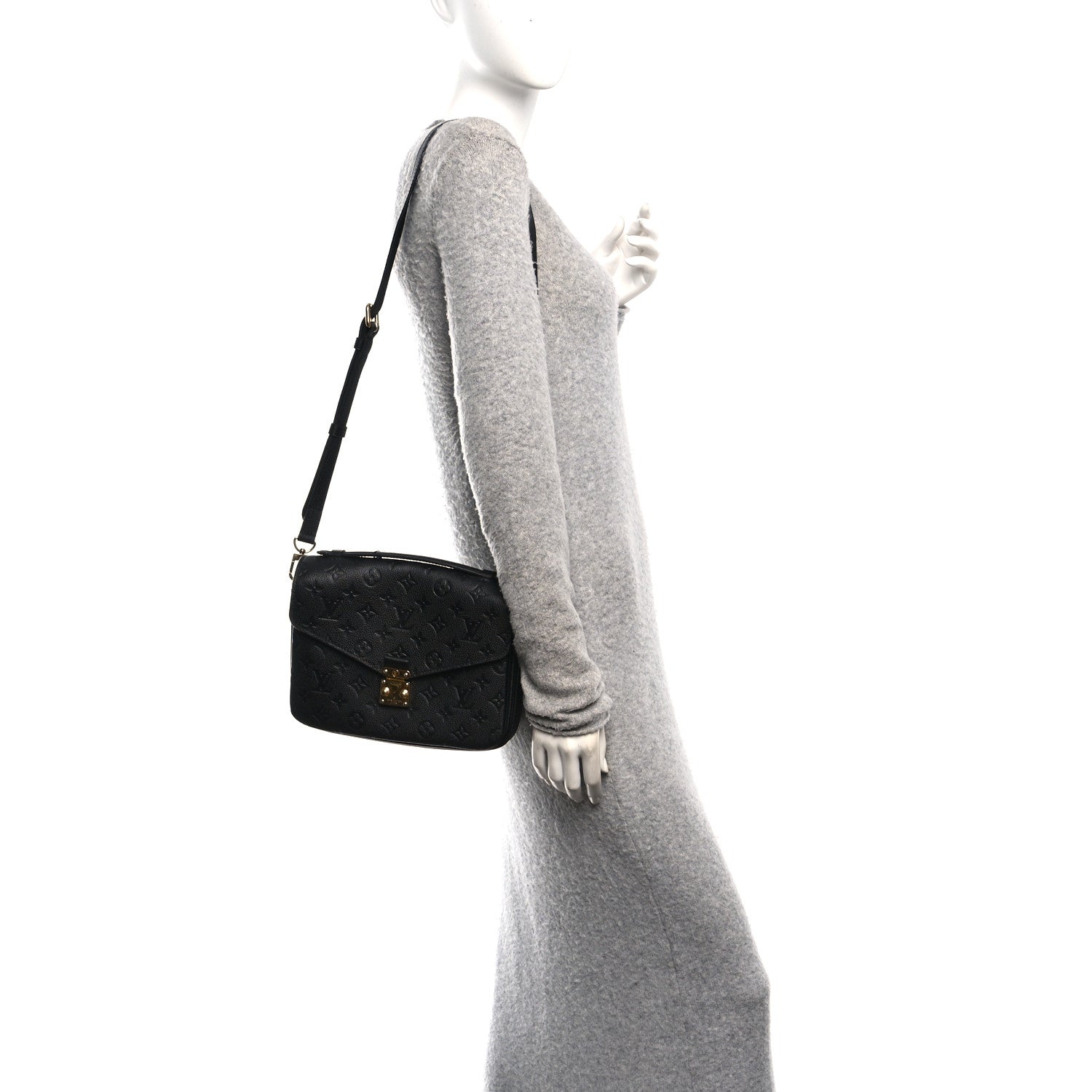 Louis Vuitton Empreinte Pochette Metis Black 2 of 11