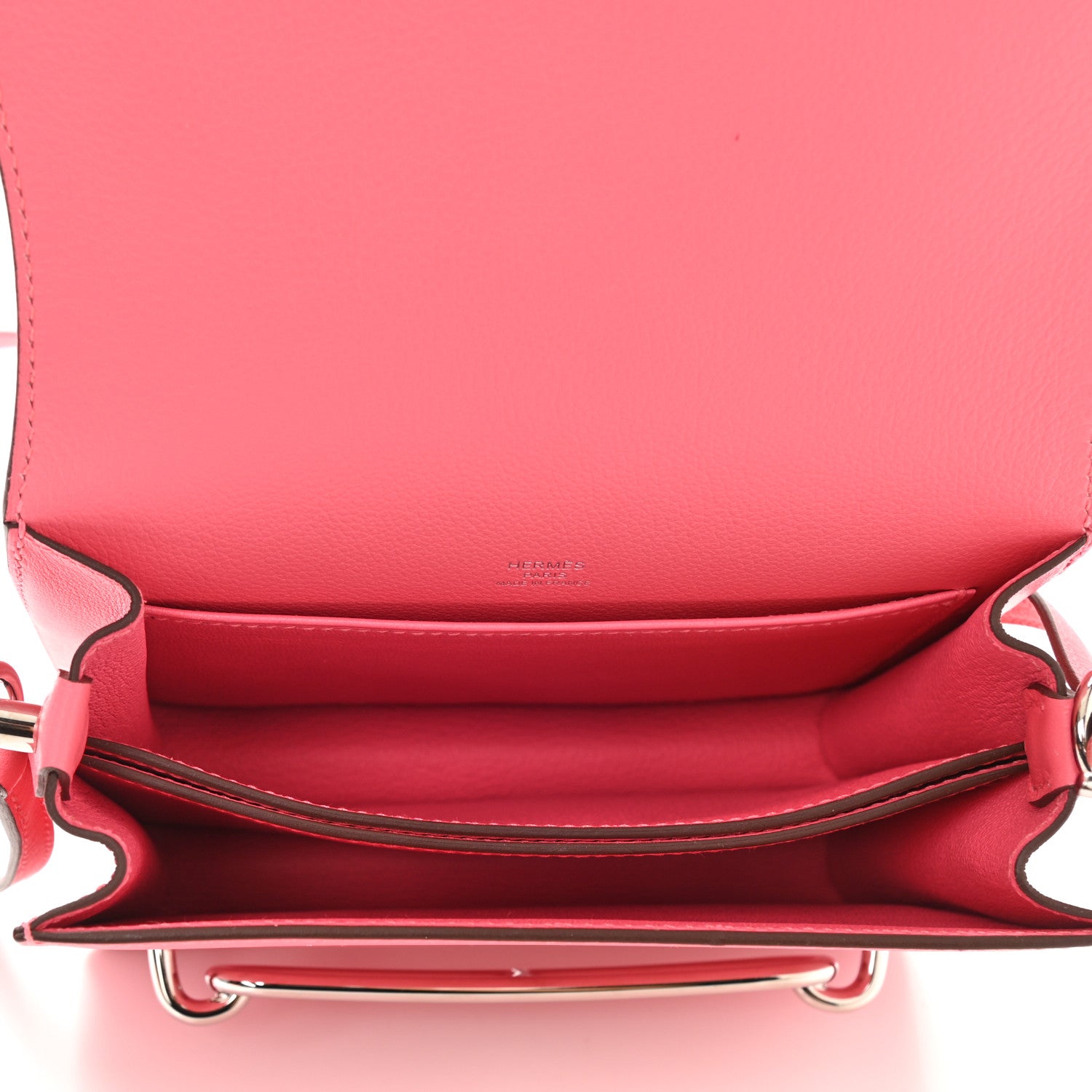 Hermes Evercolor Mini Sac Roulis Rose Azalee 5 of 9