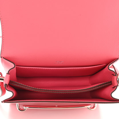 Hermes Evercolor Mini Sac Roulis Rose Azalee 5 of 9