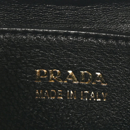 Prada Saffiano Cuir Small Double Bag Cammeo Black 6 of 9