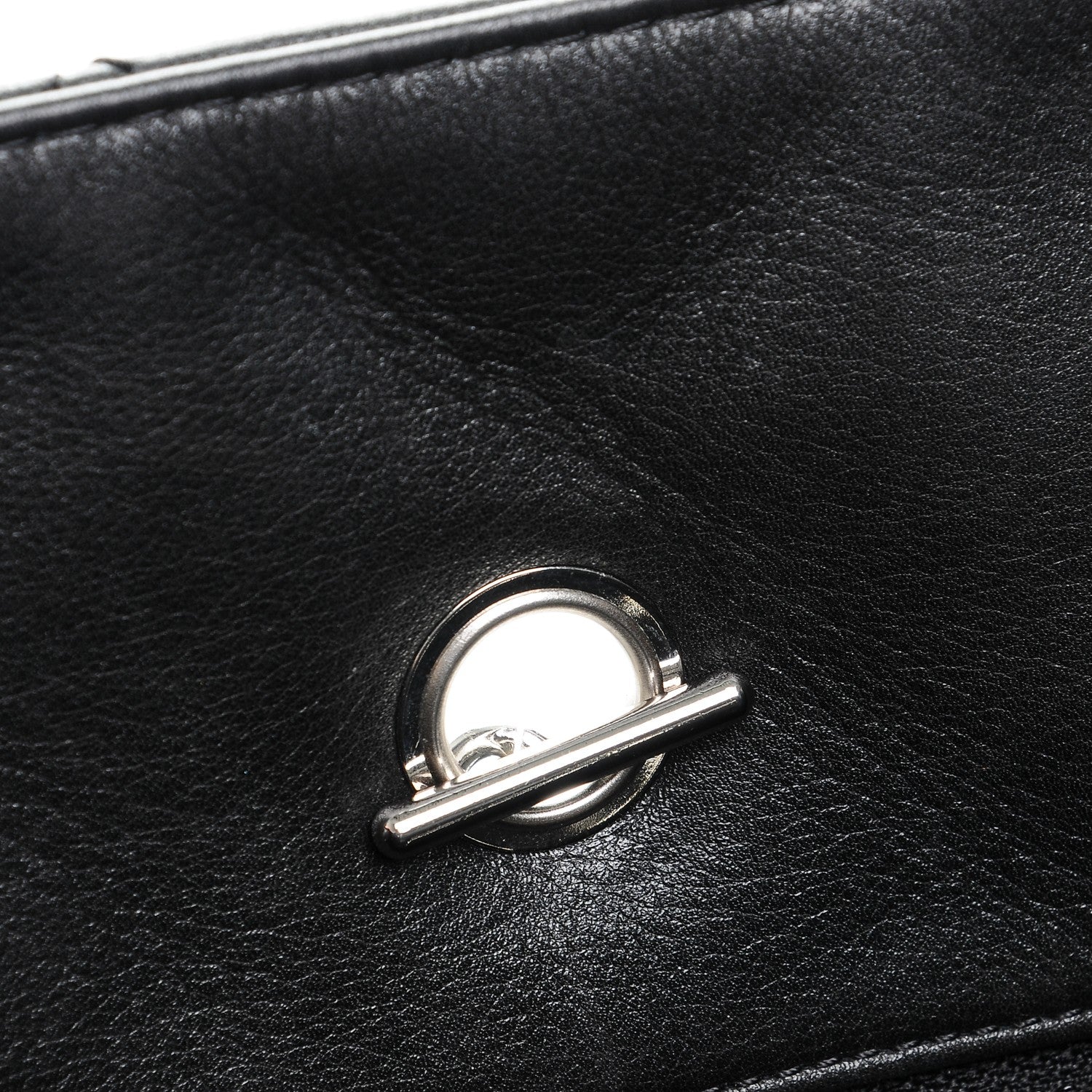 Chanel Calfskin Quilted Large In The Business Tote Black 9 of 10