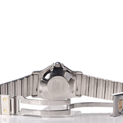 Cartier Stainless Steel 18K Yellow Gold 29mm Santos Octagon Automatic Watch 5 of 6