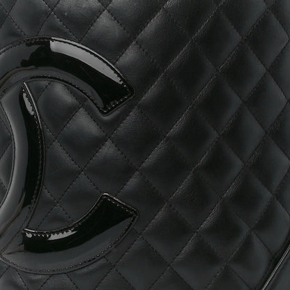 Chanel Calfskin Quilted Medium Cambon Tote Black 8 of 10