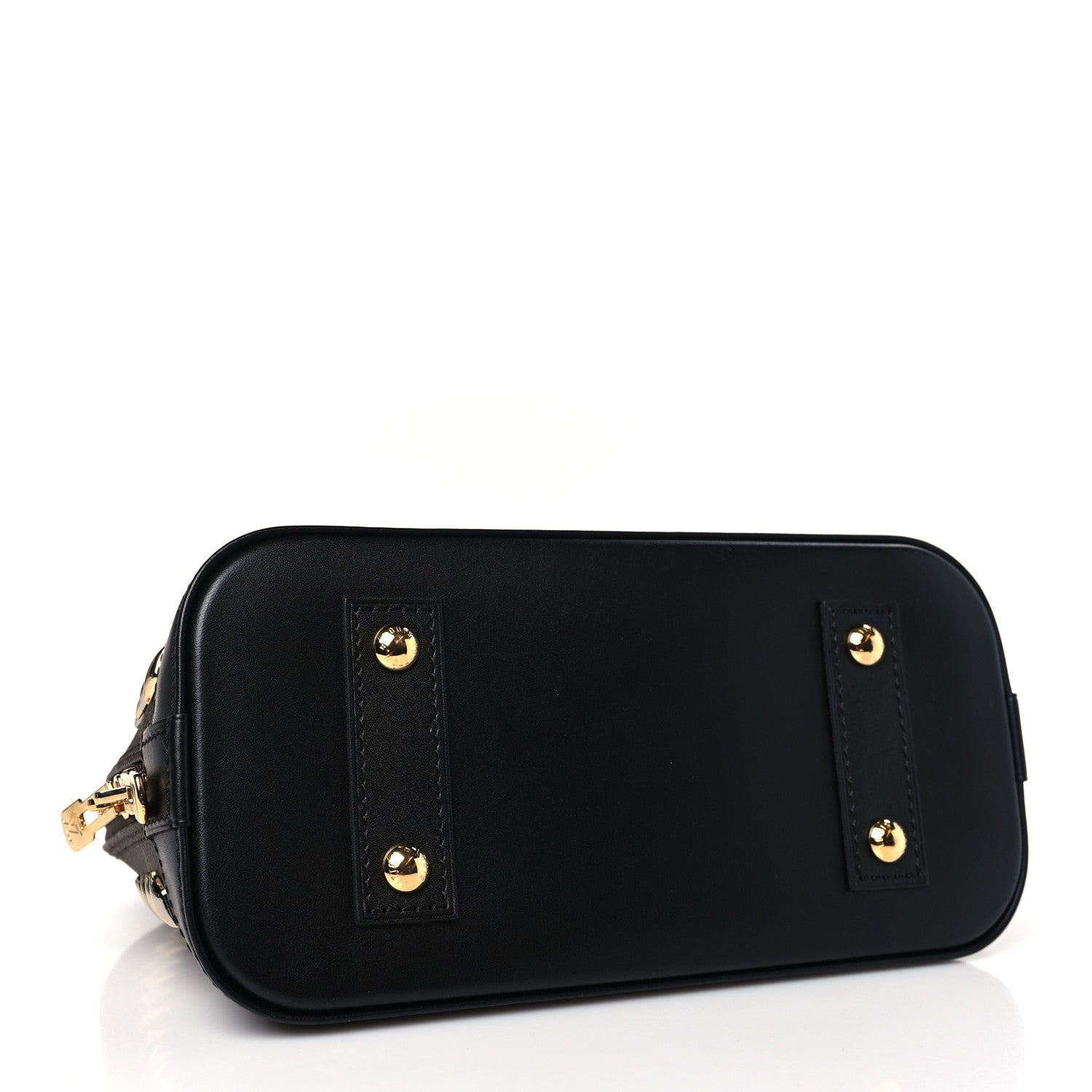 Louis Vuitton Monogram Macassar Studded Alma BB 4 of 8