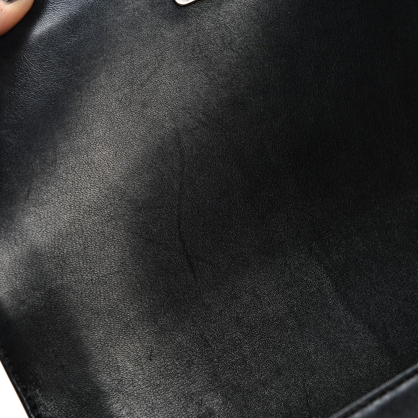 Calfskin Embossed Cordoba Medium Boy Flap Black