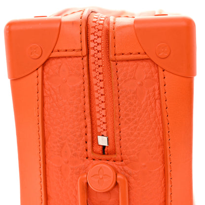 Louis Vuitton Taurillon Monogram Solar Ray Soft Trunk Orange 21 of 26
