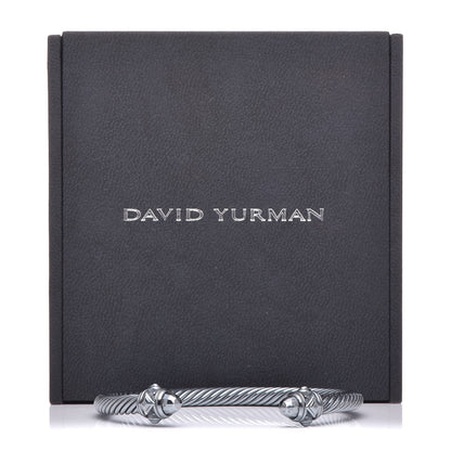 David Yurman Darkened Sterling Silver 5mm Renaissance Bracelet 6 of 6