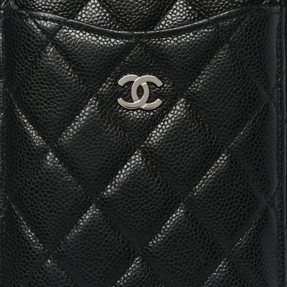 Chanel Caviar Quilted Classic Flat Wallet Pouch Black 8 of 8