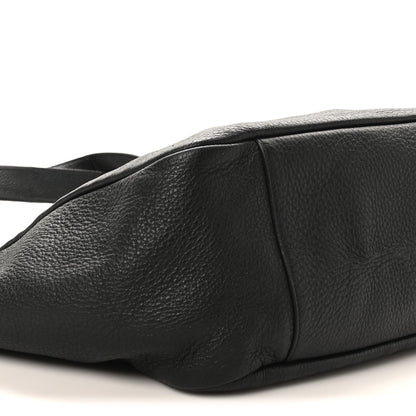 Saint Laurent Grained Deerskin Bea Tote Black 8 of 9