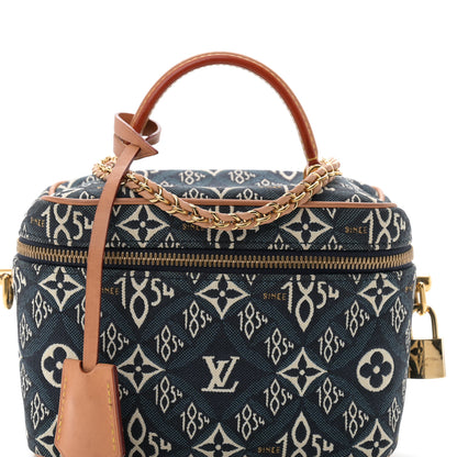 Louis Vuitton Jacquard Since 1854 Vanity PM Blue 7 of 9