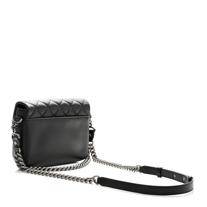 Chanel Calfskin Quilted Medium Rock My Shoulder Flap Black 3 of 11