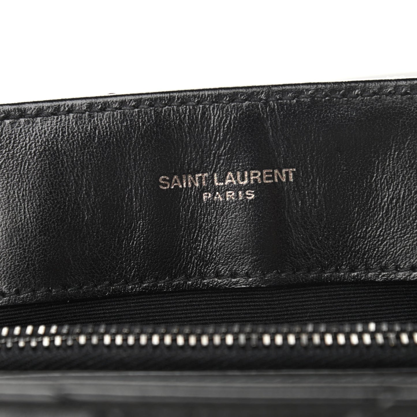 Calfskin Y Quilted Monogram Small Loulou Chain Satchel Black