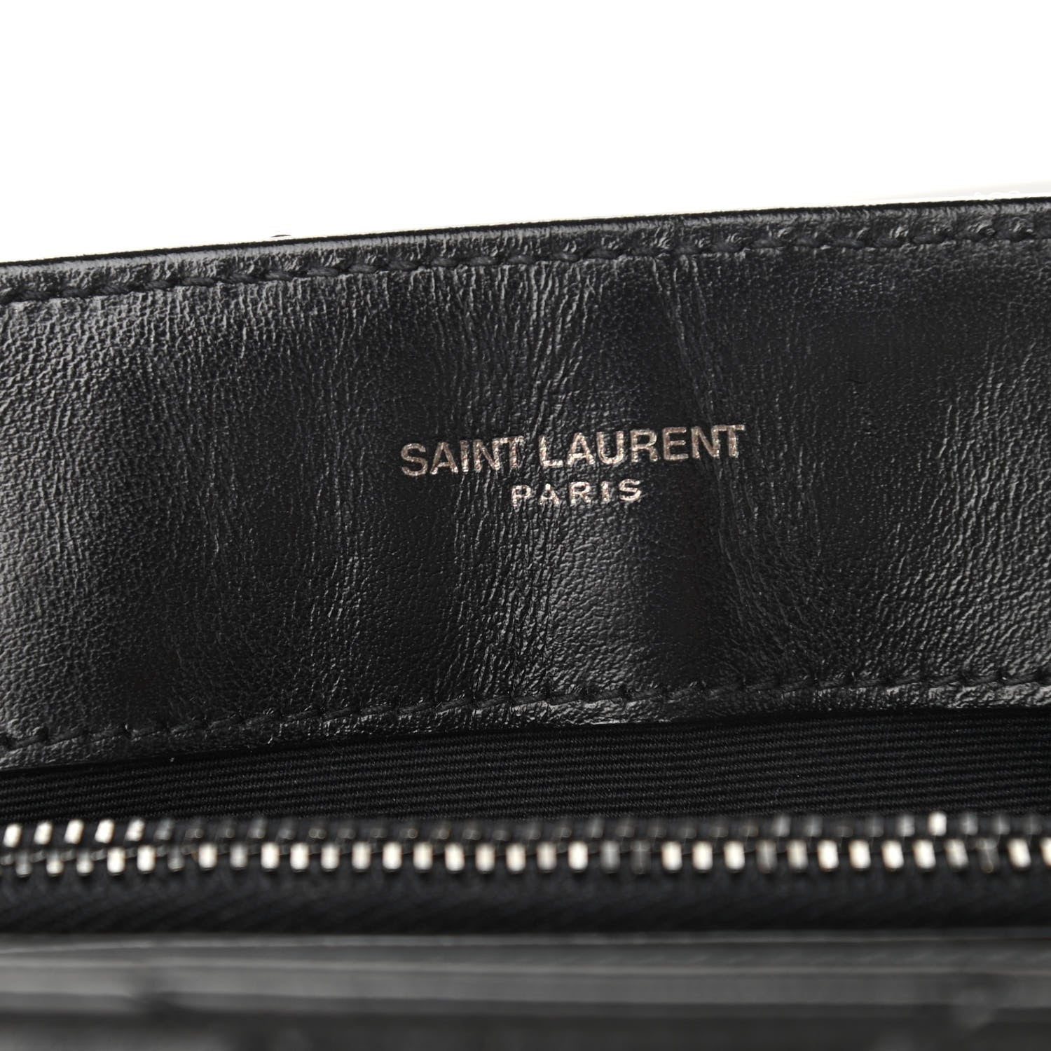 Saint Laurent Calfskin Y Quilted Monogram Small Loulou Chain Satchel Black 7 of 12