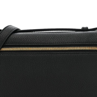 Loro Piana Grained Calfskin L19 Extra Pocket Pouch Black 7 of 9