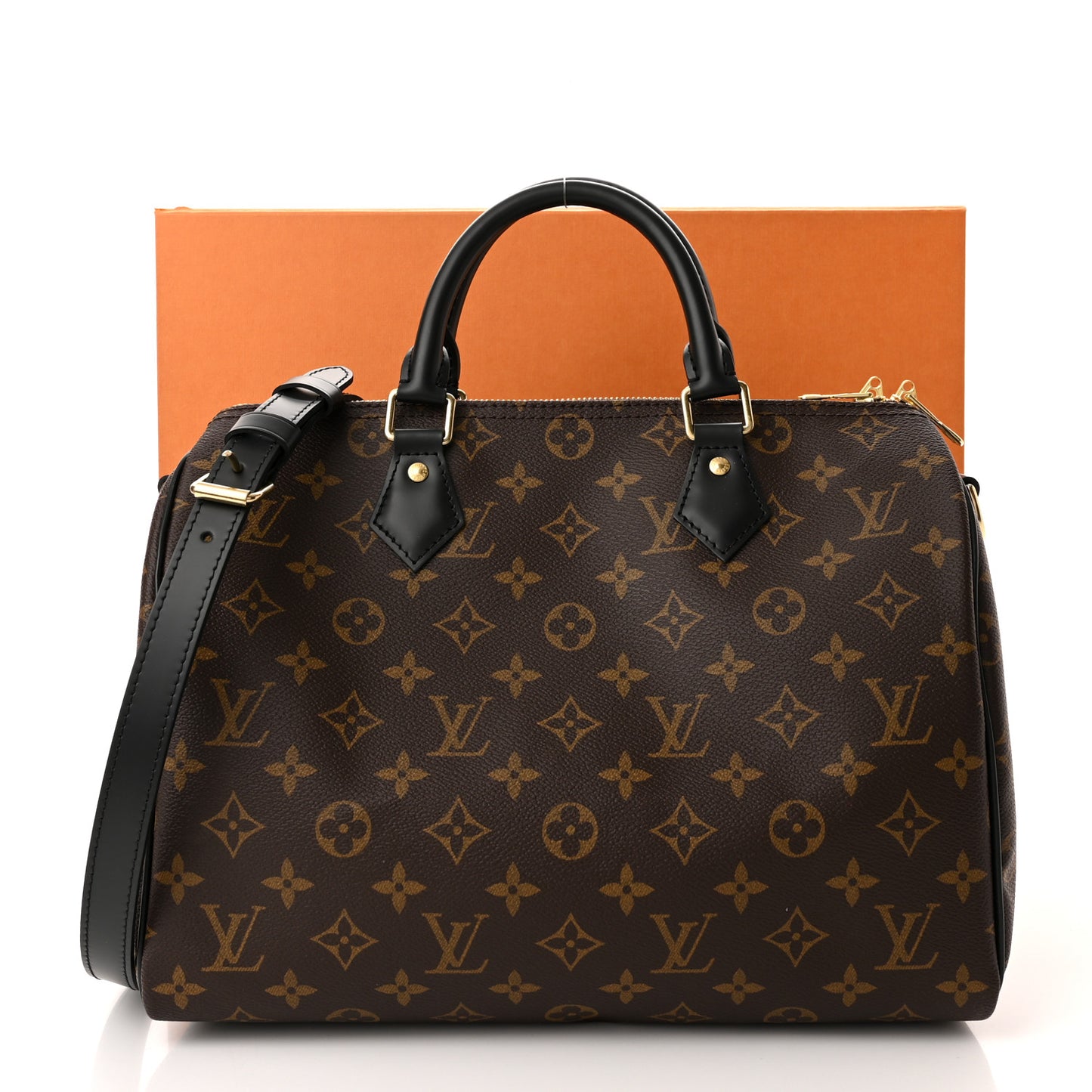 Monogram My World Tour Speedy Bandouliere 30 Black