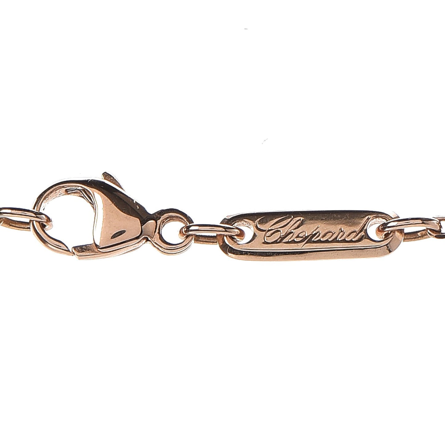 18K Rose Gold Diamond Happy Emotions Pendant Necklace
