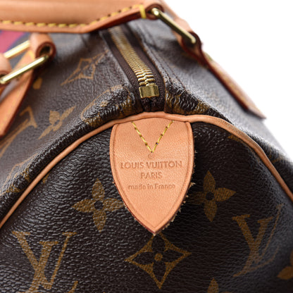 Louis Vuitton Monogram My LV Heritage Speedy 25 Fuchsia Violet 8 of 10