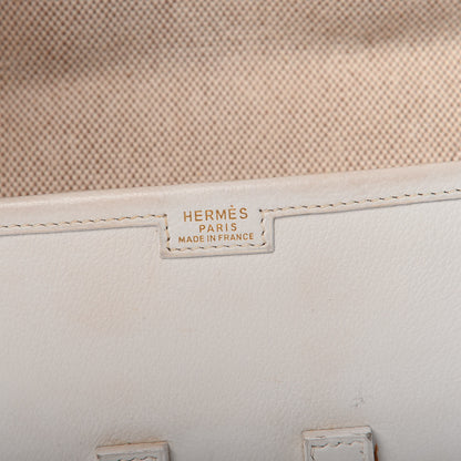 Hermes Evergrain Jige PM Clutch White 6 of 12