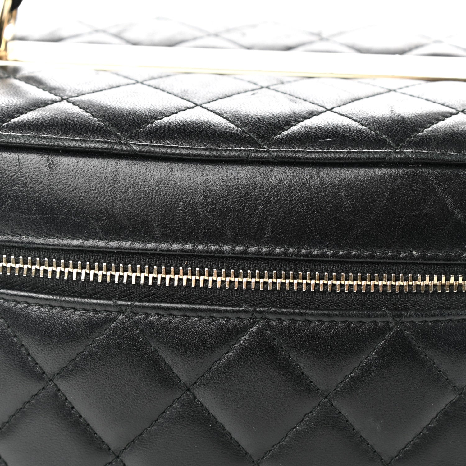 Chanel Lambskin Quilted Trendy CC Vanity Pouch Black 11 of 12